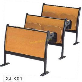 China Classic Amphitheater School Meeting Room Chair Metal Frame Plywood Interlocked supplier