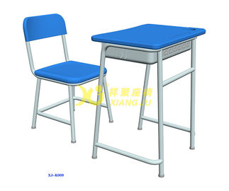 China Middle School Single Desk And Chair With Color Customied / Classroom Furniture supplier
