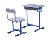 Hollow PP Blue Student Desk And Chair Set For Tranning Room 5 Years Warranty