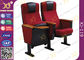 Red Color Plastic Church Chairs / Conference Auditorium Hall Seats supplier