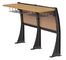 Custom Folded Seat School Desk And Chair For Lecture Room 5 Years Warranty supplier