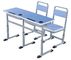 Double Primary School Student Desk And Chair Set 1.2 MM Steel Electrostatic Spraying supplier